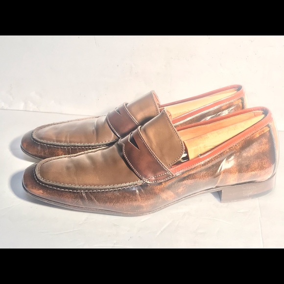 LAURENT MERCADAL QUALITY MENS PENNY LOAFERS - Picture 2 of 5